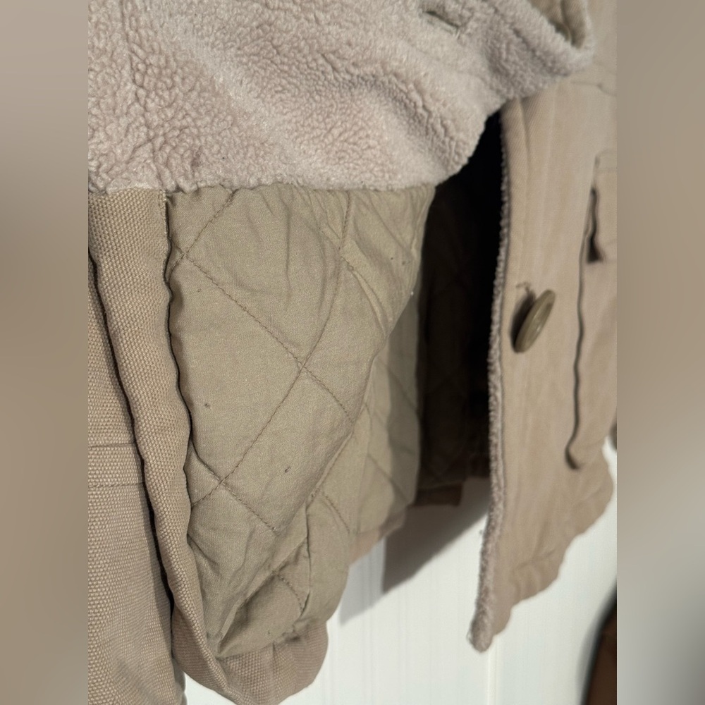 Beige Utility Jacket | medium - Picture 3 of 5